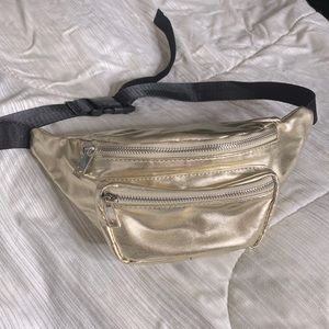 Metallic gold Fanny Pack/belt bag